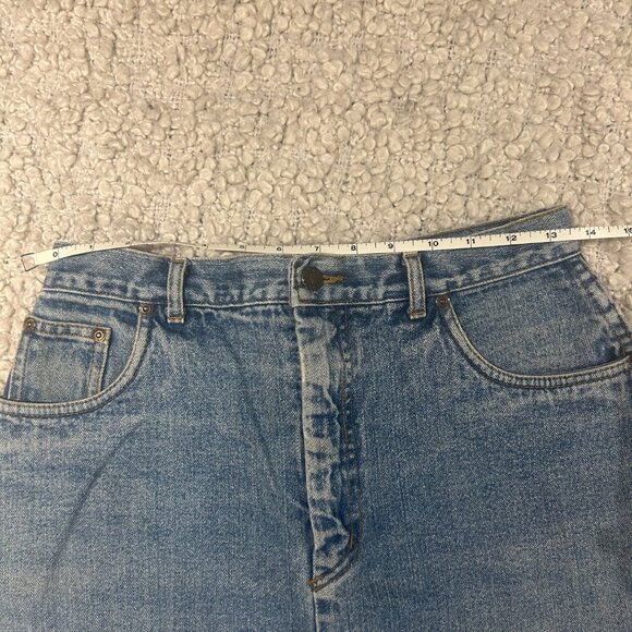 Vintage step hem denim skirt - Picture 3 of 5